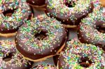 Chocolate Donuts Stock Photo