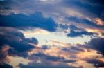 Cloud Scape, Cloud From Tropical Sky Stock Photo