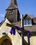 English Church In Countryside Stock Photo