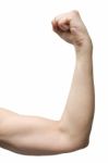 Arm Strength Stock Photo