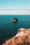 Coastal Island In Tropical Water Stock Photo