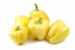 Yellow Peppers Stock Photo