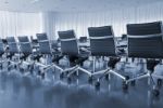 Chairs in conference Room Stock Photo