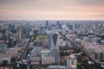 View Of Bangkok City Thailand Stock Photo