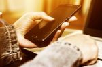 Woman Using Smartphone  Stock Photo