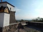 The Eleventh Century Castle On The Volcanic Mountain, Architecture And Elements  Stock Photo