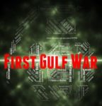 First Gulf War Means Operation Desert Shield And Clash Stock Photo