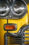 Car Headlight Stock Photo