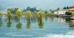 A View Of Lake Iseo At Sarnico Stock Photo