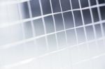 Metal Net Fence Background Stock Photo