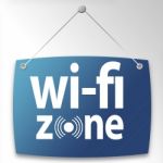 Wi-fi Zone Stock Photo