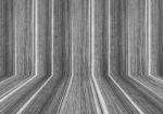 Perspective Lines Of Wood Background With Black And White Stock Photo