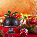 Christmas Pudding Stock Photo