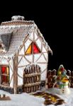 Gingerbread House Stock Photo