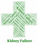 Kidney Failure Shows Lack Of Success And Affliction Stock Photo