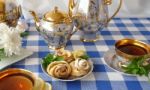 Rosettes From Apples And Dough Stock Photo