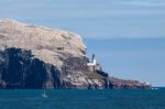 View Of Bass Rock Stock Photo