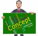 Concept Word Means Abstraction Thinking And Invention Stock Photo