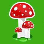 Mushroom Icon Stock Photo