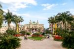 Monte Carlo, Monaco/europe - April 19 :  A View Of The Casino At Stock Photo