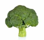 Broccoli Isolated On The White Background Stock Photo