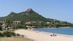 The Beach At Cannigione In Sardinia Stock Photo