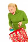 Christmas Shopping Stock Photo