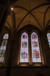 Interior View Of Salisbury Cathedral Stock Photo