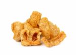 Pork Rind Favorite Food In Thailand Stock Photo