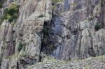 Snowdonia, Wales/uk - October 7 : Rock Climbing In Snowdonia Wal Stock Photo