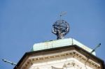 View Of The Astronomical Tower At The Klemintum In Prague Stock Photo