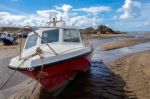 Close-up Of A Boat At Bude Stock Photo