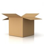 Cardboard Box Stock Photo