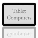 Tablet Computer Word Stock Photo