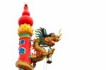 Chinese Style Dragon Statue Stock Photo