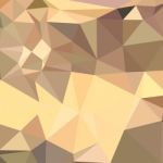 Flavescent Yellow Abstract Low Polygon Background Stock Photo