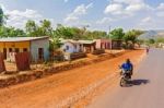 Houses And The Landscape Around Gwangwa In Ethiopia Stock Photo