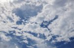 White Clouds With Beauty Of Nature Stock Photo