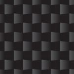 3d Square Seamless Pattern Black Stock Photo