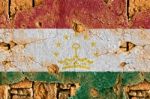 Grunge Flag Of Tajikistan Stock Photo