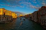 Venice Italy Grand Canal View Stock Photo