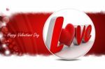 Red Love Heart, Valentines Day Concept Stock Photo