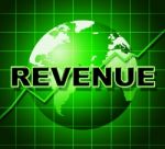 Revenue Graph Represents Income Graphs And Diagram Stock Photo