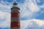 Cape Moreton Lighthouse On The North Part Of Moreton Island Stock Photo