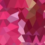 Brilliant Rose Pink Abstract Low Polygon Background Stock Photo