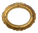 Gold Picture Frame Stock Photo