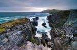 Cliffs Over Ocean Stock Photo