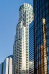 Los Angeles, California/usa - July 28 : Skyscrapers In The Finan Stock Photo