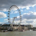 View Of The London Eye Stock Photo