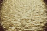 Yellow Water Surface Stock Photo